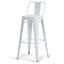 Rayne - Curved Back Metal Stool (Set of 2)