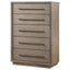 Prescott - 5 Drawer Bedroom Chest With Mitered Trim - Taupe