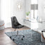 Glacier - Contemporary Desk - Clear / Chrome