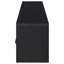 Ian - 2 Door TV Stand Media Console With Storage - Black