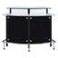 Keystone - Home Bar With Stemware & Wine Storage - Black