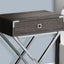 Accent Side Table, Storage Drawer, Stylish Design Contemporary & Modern