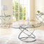 Cocktail Table Set - Chrome