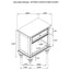 Berwick - 1 Drawer Nightstand With Open Cubby - Dark Oak