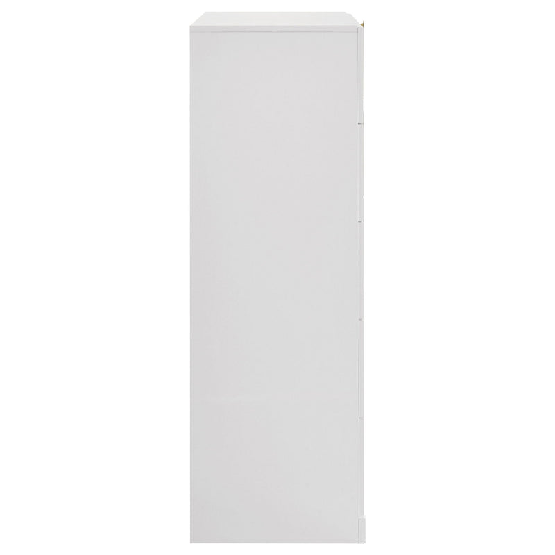 Lauryn - 5 Drawer Bedroom Chest - Gloss White