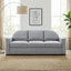Modern 3 Seater Sofa With Curved Backrest