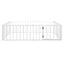 Metal Floor Bed Frame With Fence And Door