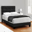 Bed, Upholstered, Frame Only, Transitional