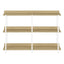 Accent Console Table For Entryway, 3 Tier Design