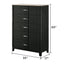 Opel - 5 Drawer Chest - Black