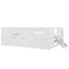 Platform Bed With Guardrail And Drawer