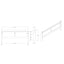 Charlston - Modern Sleigh Design Bed With LED
