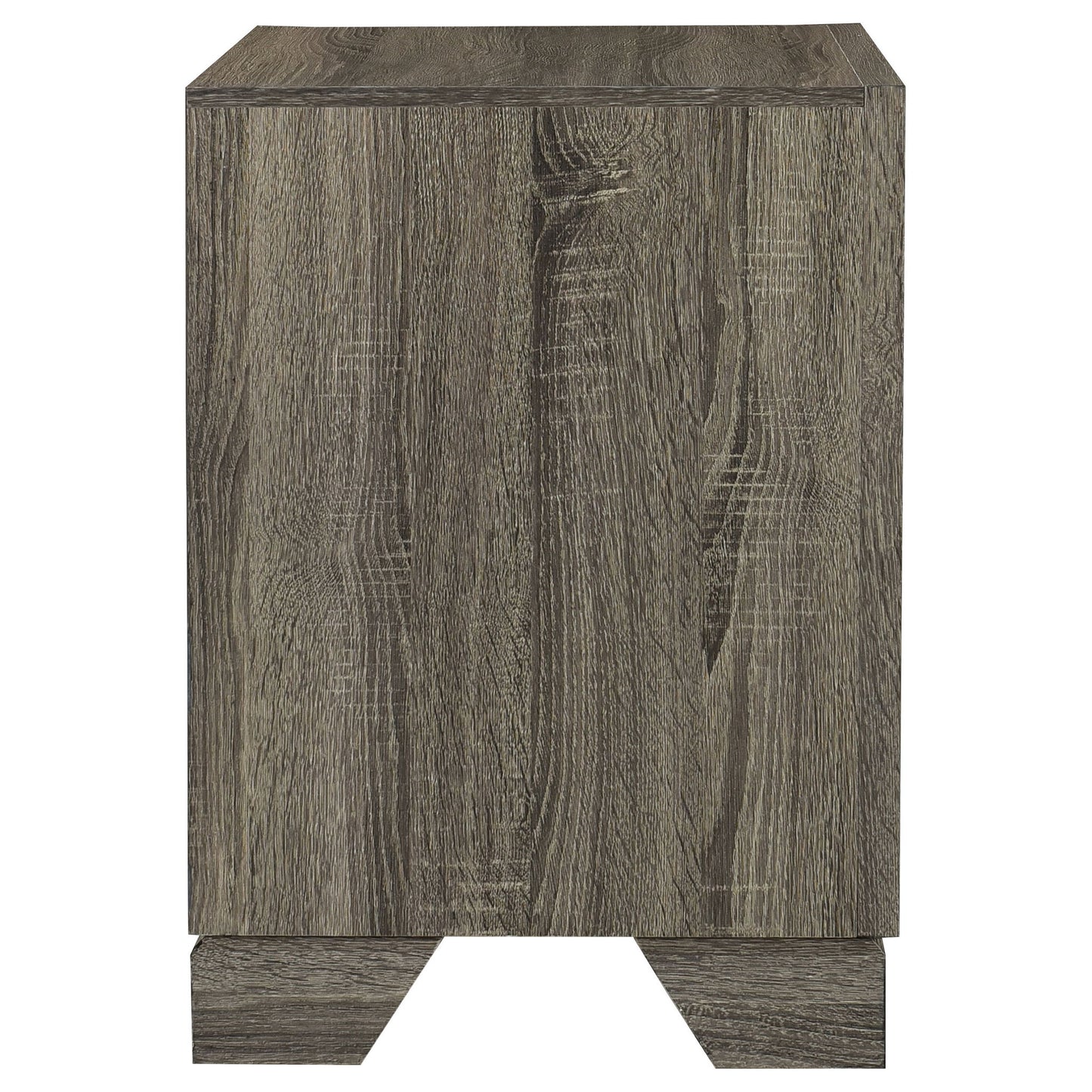 Funston - 2 Drawer Nightstand - Brown Oak