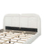 Upholstered Platform Bed With Tufted Headboard