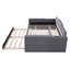 Upholstered Daybed With Storage Armrests, Trundle And Latest Integrated tooth Audio System