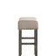 Martha II - Weathered Counter Height Stool (Set of 2) - Gray / Tan