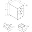 File Cabinet, Rolling Mobile, Storage Drawers, Printer Stand, Office, Work, Contemporary, Modern