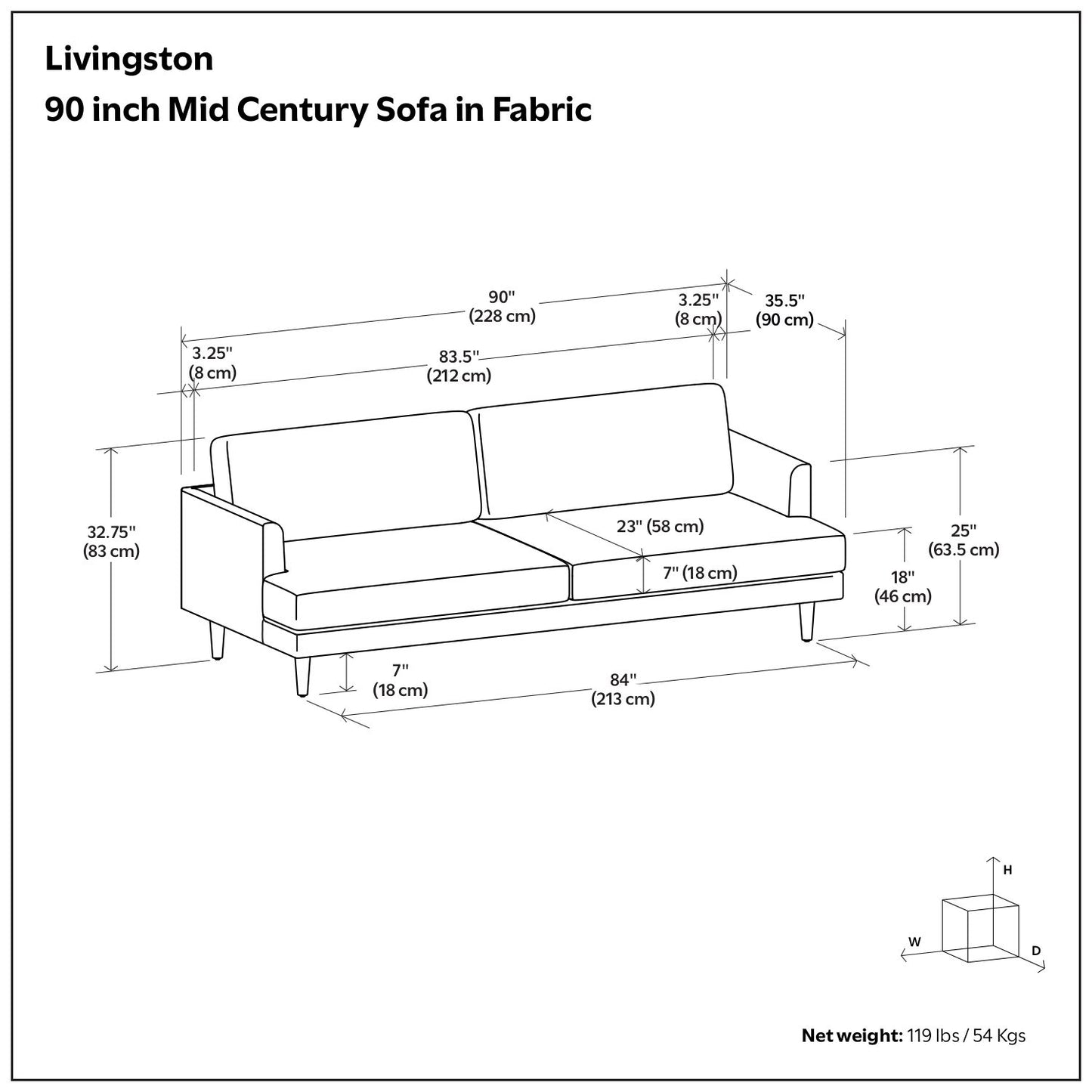 Livingston - Upholstered Sofa