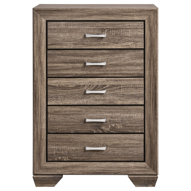 Harrison - 5 Drawer Bedroom Chest - Taupe