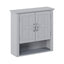 Multi Functional Wall Mounted Cabinet With Adjustable Shelves For Bathroom