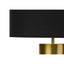 Lighting, Table Lamp, Concrete, Contemporary - Black / Gold