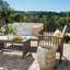4 Piece Set Outdoor Chat Set With Water Resistant Cushions