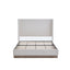Hosford - Minimalist Upholstered Wingback Bed With Wood Base Platform