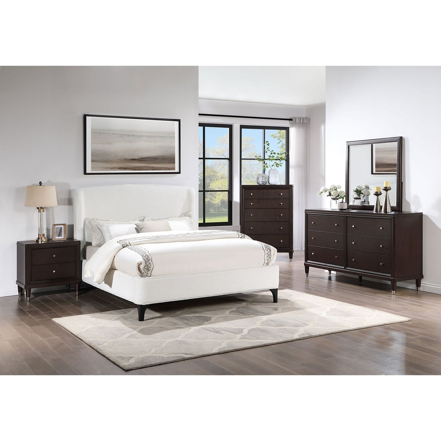 Theodore - Wingback Bed