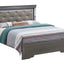 Bed With LED Light Accents Headboard