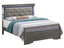 Bed With LED Light Accents Headboard