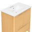 Softened Modern Bathroom Vanity With Sink