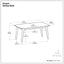 Draper - Dining Table, Rectangular Top