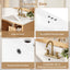 Freestanding Bathroom Vanity With Sink, Soft Close Doors & Drawers, Ample Storage - Wood