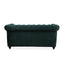 Chesterfield Loveseat Sofa, 2 Person Rolled Arm Upholstered Couch