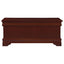 Chest With Curved Moldings And Bracket Feet - Brown