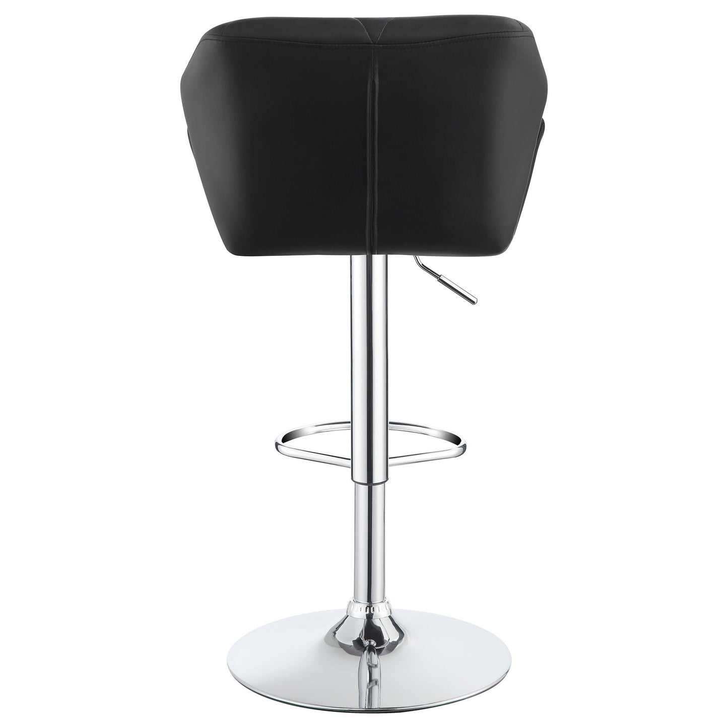 Adjustable Bar Stool With Height-Adjustable Base (Set of 2)