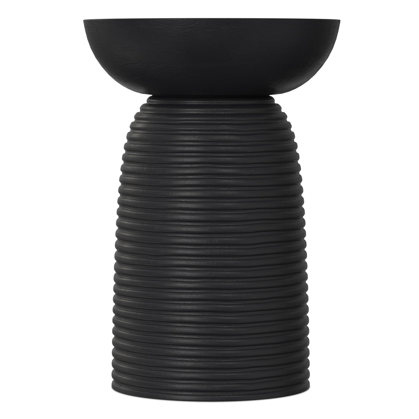 Boyd - Ribbed Accent Table - Black