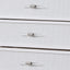 Opium - 5 Drawer Chest - White