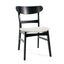Mid Century Dining Chairs With Cushioned Seats And Wood Frame (Set of 2)