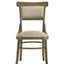 Bistro - Wide Dining Chair With Cushion (Set of 2) - Vintage Walnut