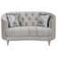 Colby - Loveseat With Tufted Design - Gray