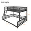 Bunk Bed With Ladder And Safety Guardrails