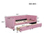 Upholstered Daybed With Ergonomic Design Backrest