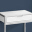 Accent Side Table, Storage Drawer, Spacious Tabletop