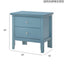 English Dovetailed Drawers Nightstand