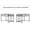 Adam - Twin Loft Bunk - Black