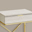 Accent Side Table, Storage Drawer, Spacious Tabletop, Contemporary & Modern