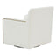 Tolland - Swivel Accent Chair With Antique Brass Nailhead Trim - Cream