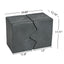 Rectangular Outdoor Indoor Accent Side Table (Set of 2)