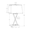 Lighting, Table Lamp, USB Port Included, Resin, Transitional - Black